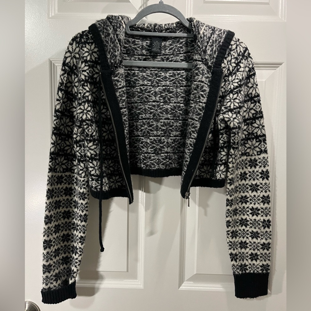 Cropped jacket wool (Size S)